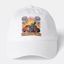 Trop de Puissance - Cartoon Rétro Muscle Car Hot R