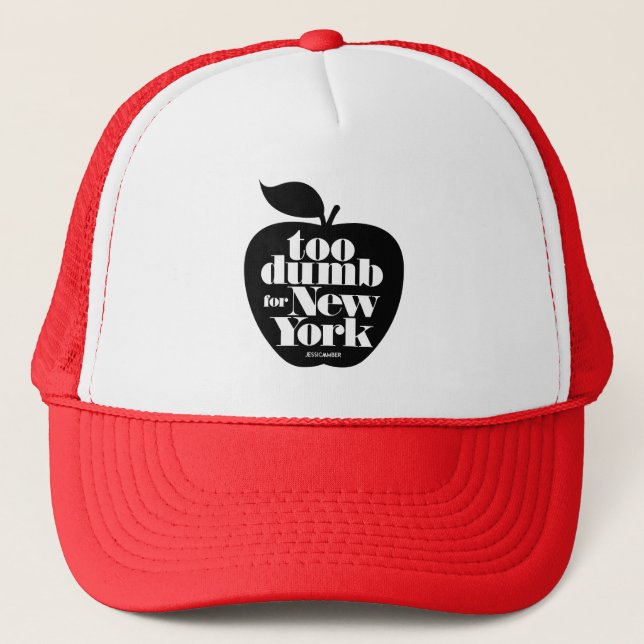 Casquette Trop idiot pour New York Apple (Devant)