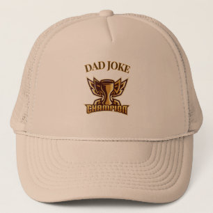 Casquette Trophée du champion de plaisanterie papa amusant