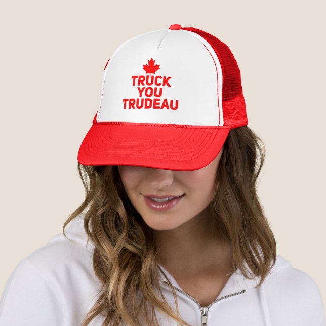 Casquette Truck you Trudeau Trucker funny Justin Trudeau (En situation)