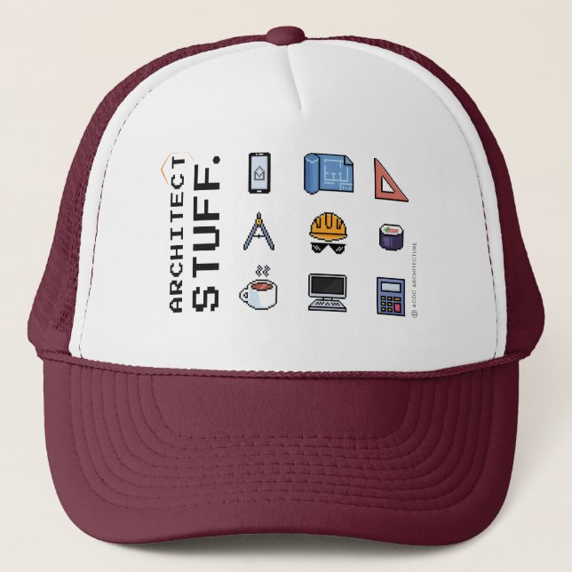Casquette trucker Architect Stuff (Devant)