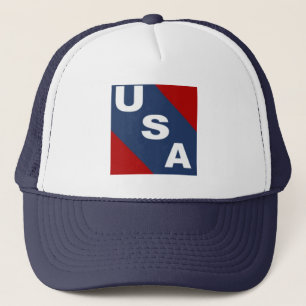 Casquette Trucker blanc/marine USA SOCCER