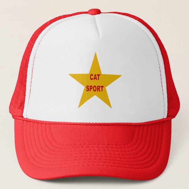 Casquette trucker blanc/rouge  CATALUNA SPORT (Devant)