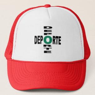 Casquette Trucker blanc rouge ESPANA DEPORTE