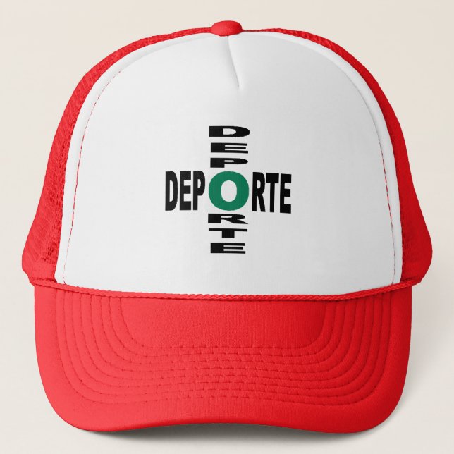 Casquette Trucker blanc rouge  ESPANA DEPORTE (Devant)