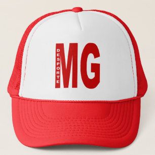 Casquette trucker blanc/rouge MINAS GERAIS DESPORT