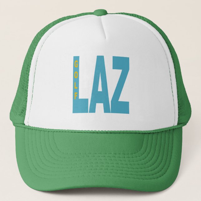Casquette Trucker  blanc/vert  LAZIO  GOLF (Devant)