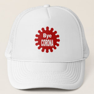 casquette trucker blanche Bye CORONA