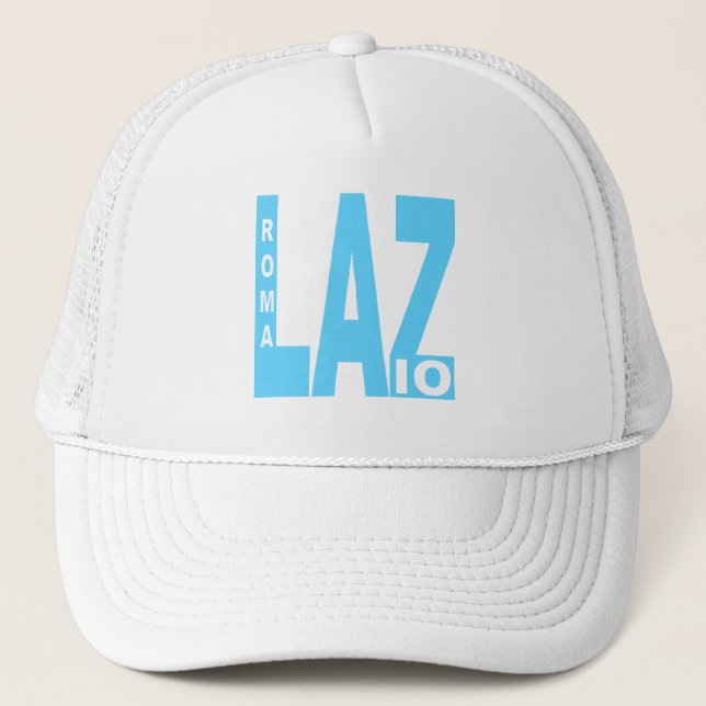 Casquette Trucker blanche  DESIGN LAZIO  ROMA (Devant)