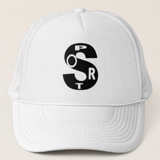 Casquette trucker blanche DESIGN SPORT