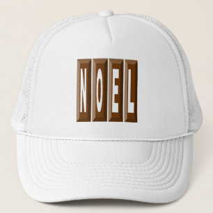 Casquette Trucker blanche NOEL CHOCOLAT