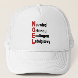 Casquette trucker blanche NOEL TOURISME ALLEMAGNE