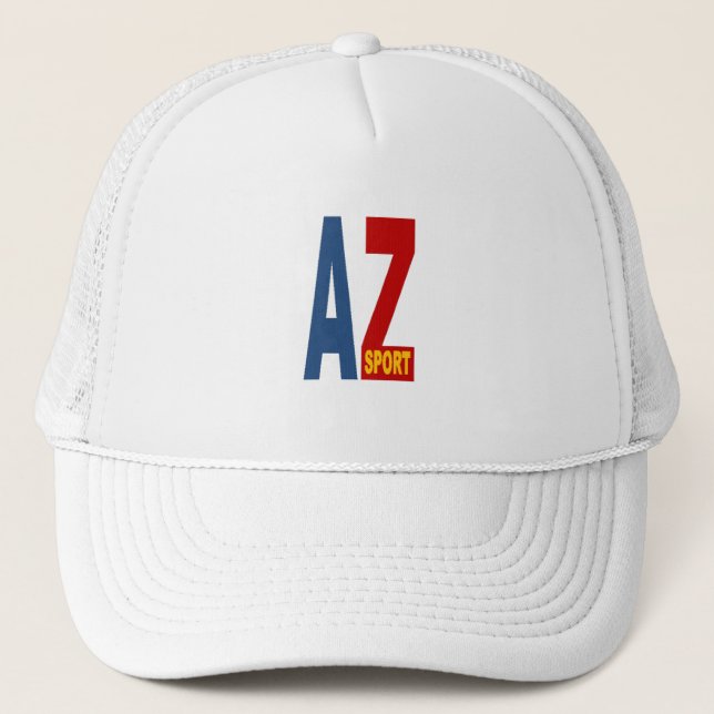 Casquette Trucker blanche SPORT ARIZONA (Devant)