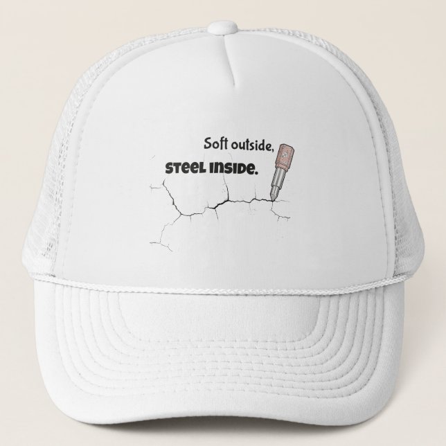 Casquette Trucker Cap | Inspirational Women Strength Hat (Devant)