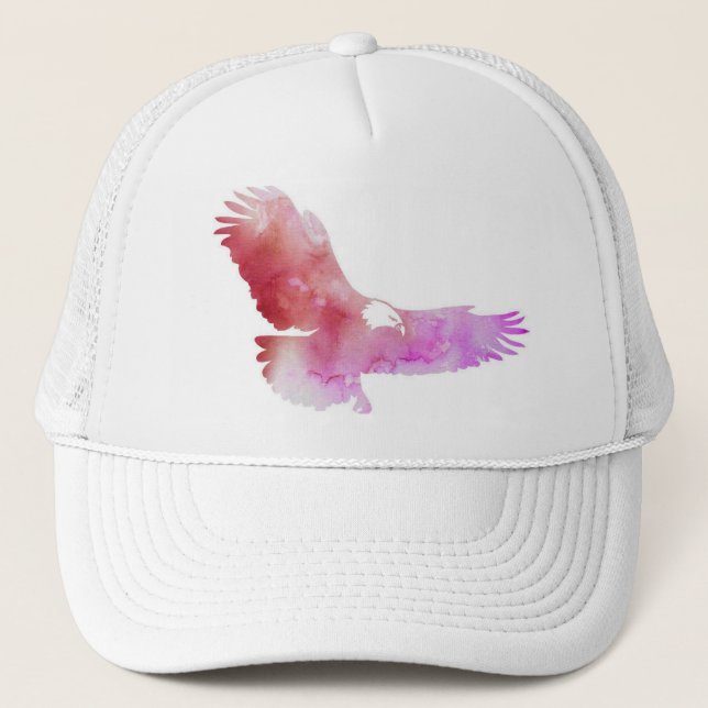 casquette trucker, casquette blanche, (Devant)
