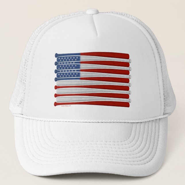 Casquette Trucker Hat Amérique de baseball (USA) (Devant)