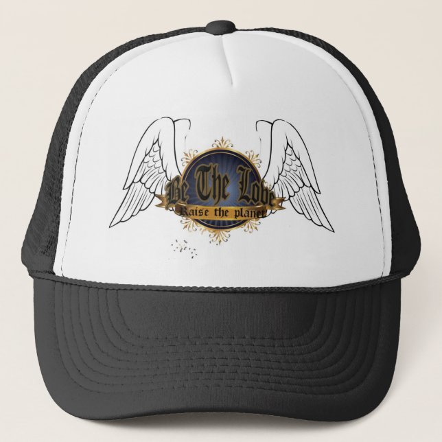 CASQUETTE TRUCKER-HAT BE THE LOVE BLK (Devant)
