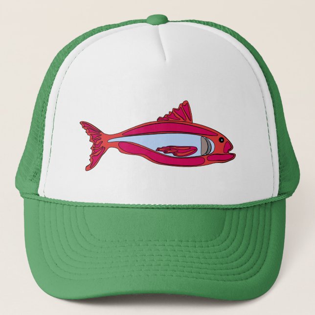 Casquette Trucker Hat fish (Devant)