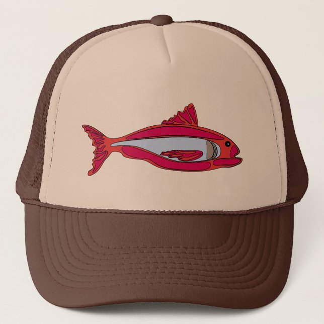 Casquette Trucker Hat fish (Devant)