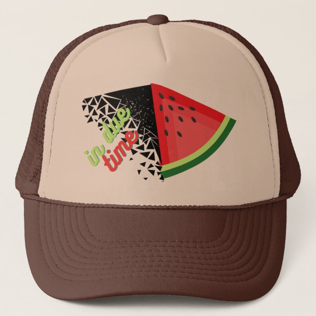 Casquette Trucker Hat palestine libre (Devant)