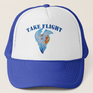Casquette Trucker Hat Prendre Le Vol Au-Dessus De La Lumièr