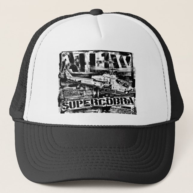 Casquette Trucker Hat Trucker AH-1 Super Cobra (Devant)