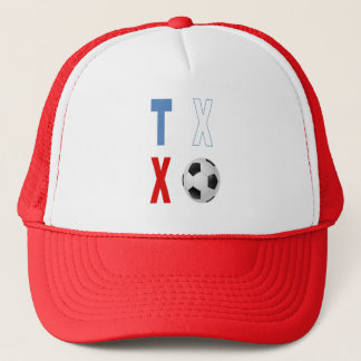 Casquette Trucker Hat white red TEXAS SPORT
