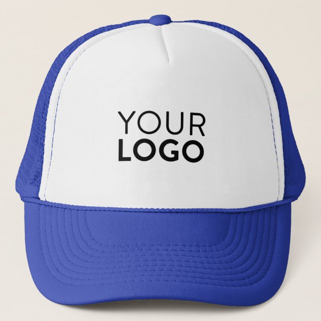 Casquette Trucker Hat - White & Royal (Devant)