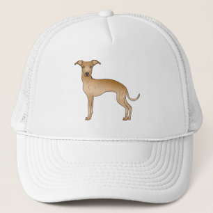 Casquette Trucker italien Greyhound Cute Cartoon Chien