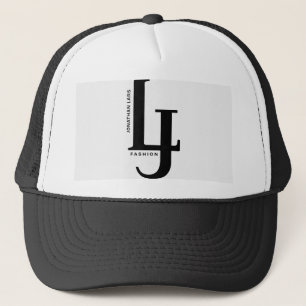 Casquette Trucker Monogramme LJ Fashion - Noir Min