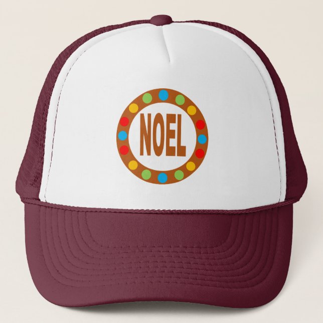 CASQUETTE  TRUCKER  NOEL  BONBONS (Devant)