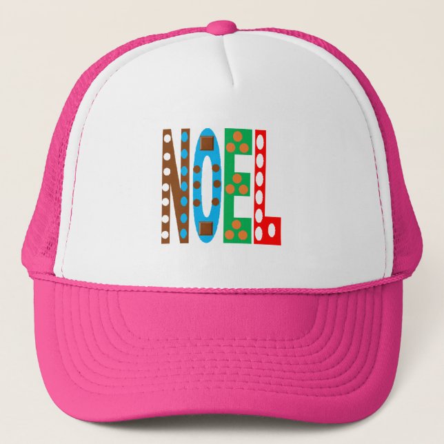 CASQUETTE  TRUCKER  NOEL  CHOCOLAT  BONBONS (Devant)