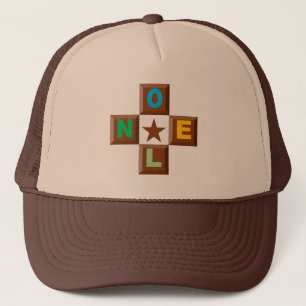CASQUETTE TRUCKER NOEL CHOCOLAT ETOILE