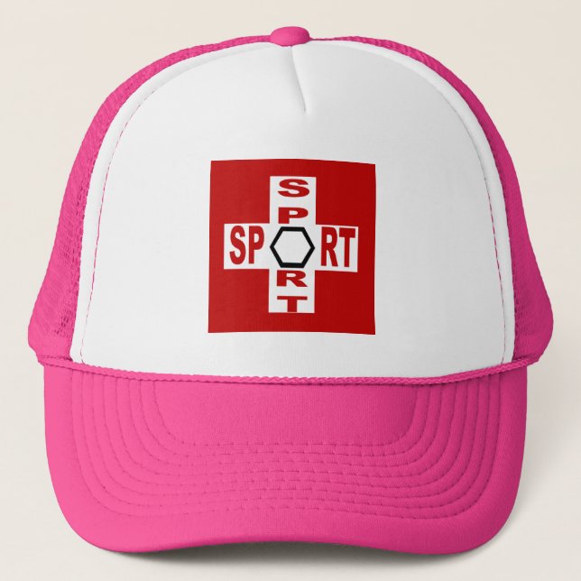 CASQUETTE  TRUCKER   SUISSE SPORT (Devant)