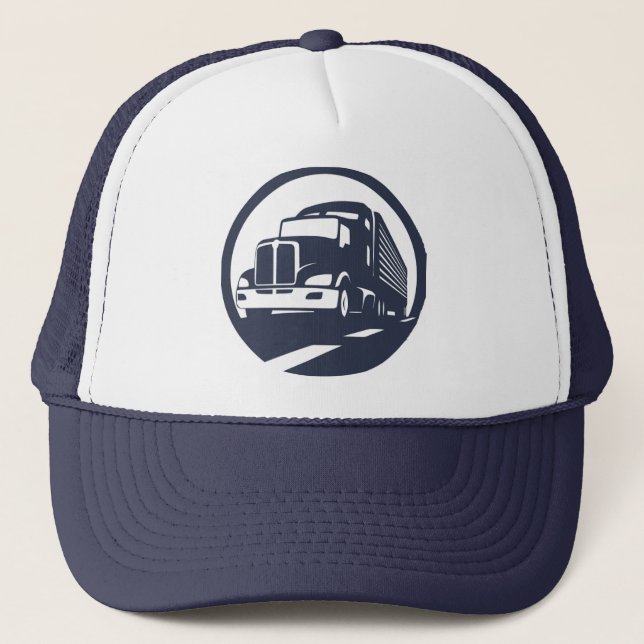 Casquette TruckerSucker - icône graphique - chapeau de camio (Devant)