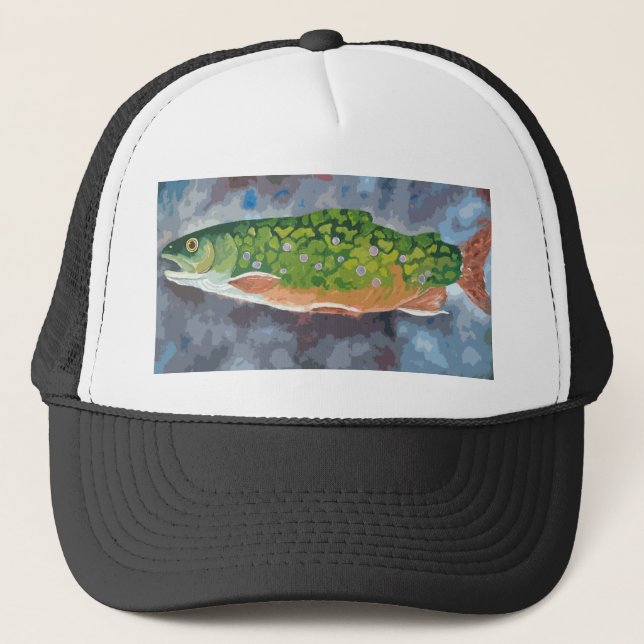 Casquette Truite de ruisseau (Devant)