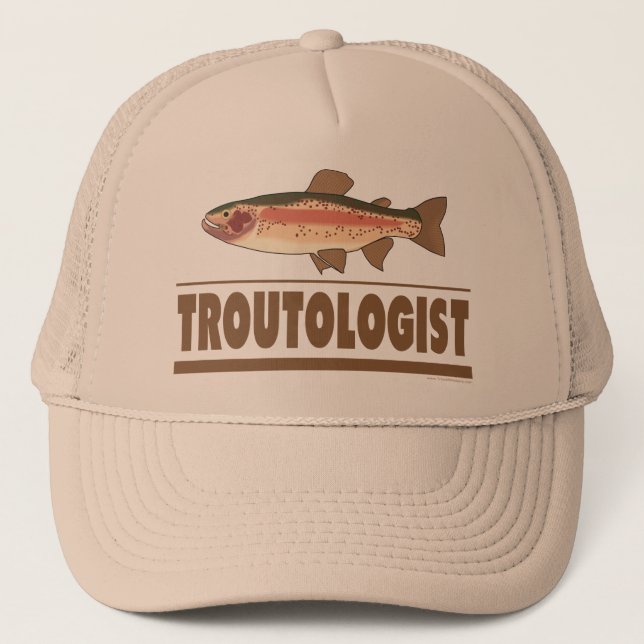 Casquette Truite humoristique (Devant)