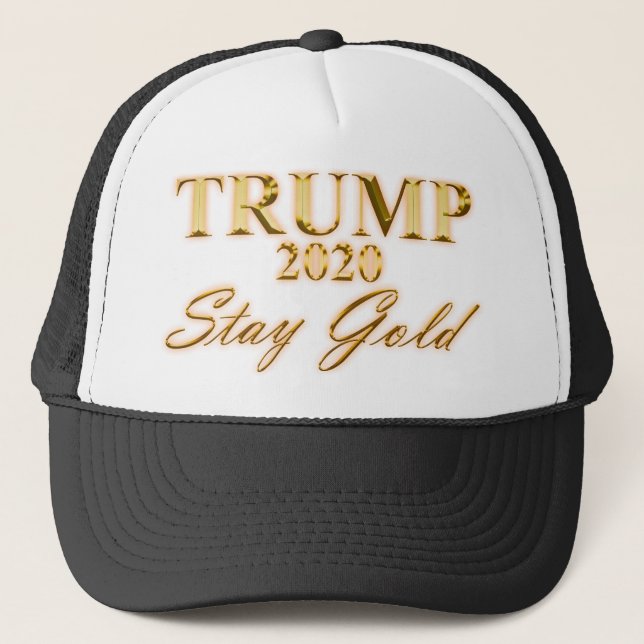 Casquette TRUMP 2020 - Stay Gold (Devant)