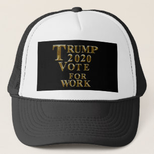 CASQUETTE TRUMP 2020 VOTE POUR LE TRAVAIL