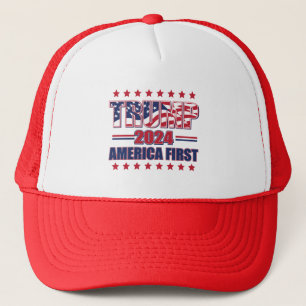 Casquette Trump 2024 Amérique d'abord