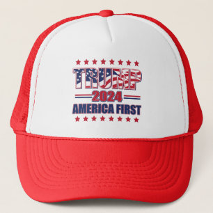 Casquette Trump 2024 Amérique d'abord