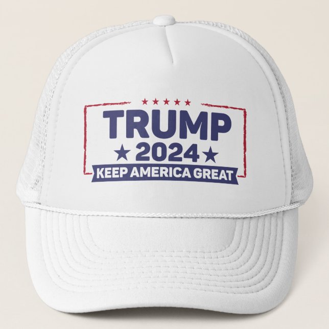 Casquette Trump 2024 - Garder l'Amérique grande (Devant)