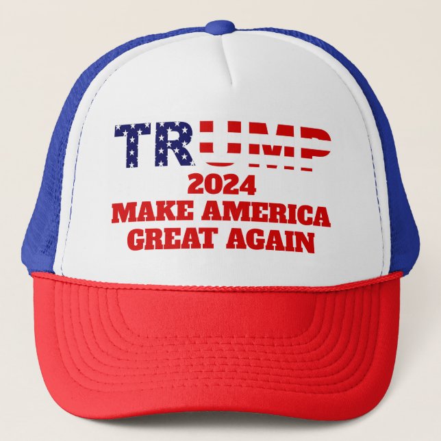 Casquette Trump 2024 redonne à l'Amérique sa grandeur (Devant)