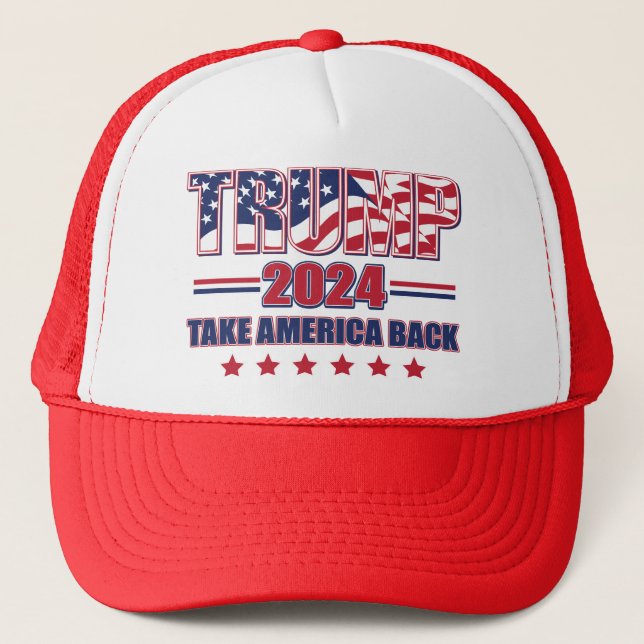 Casquette Trump-2024-Reprendre l'Amérique (Devant)