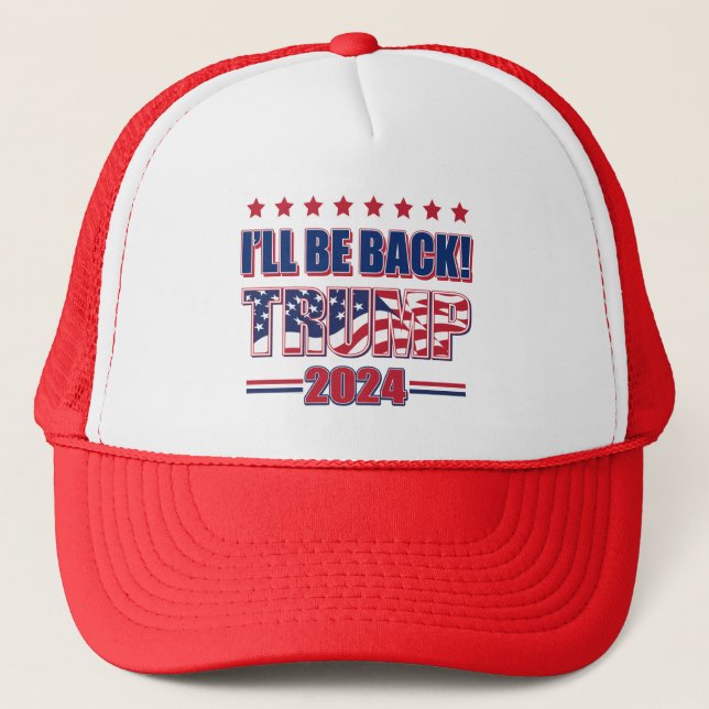 Casquette Trump 2024Reviendra (Devant)