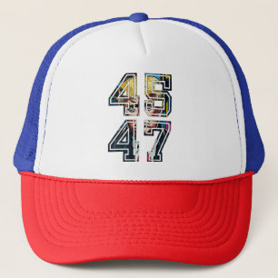 Casquette Trump 45 47   Pop art   président américain