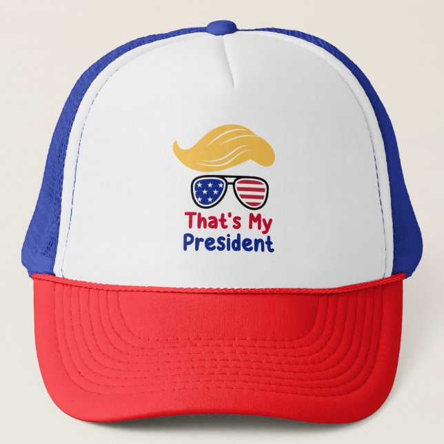 Casquette Trump 47 - C'est mon président (Devant)