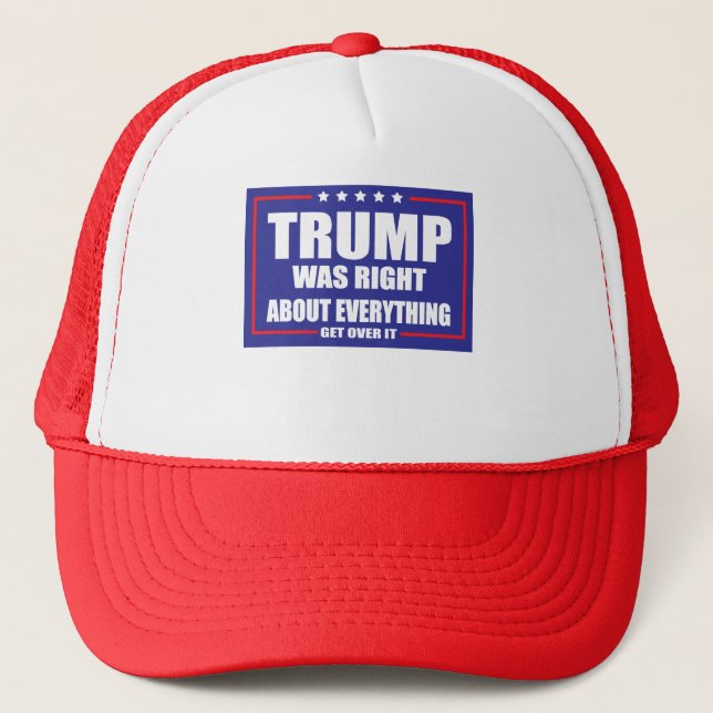 Casquette Trump avait raison sur tout (Devant)