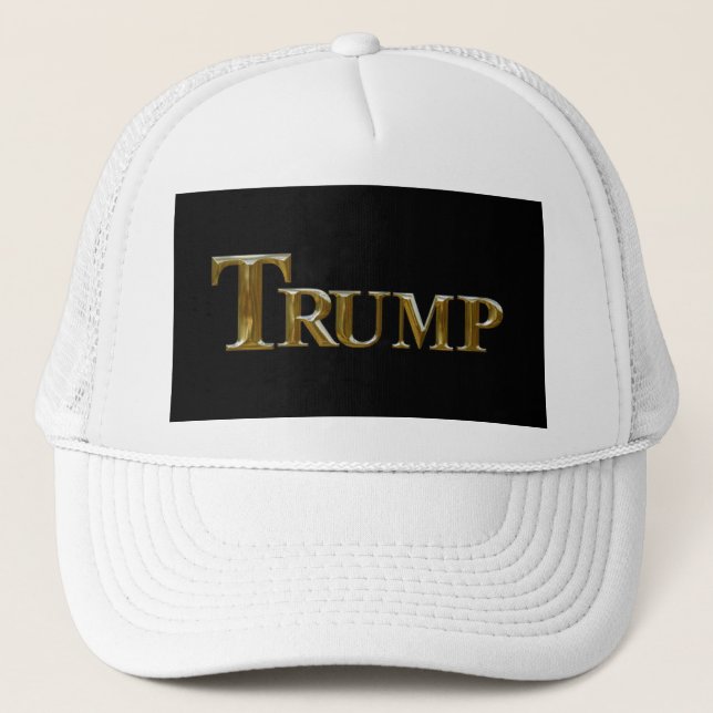 CASQUETTE TRUMP ÉTATS-UNIS  OR  (Devant)