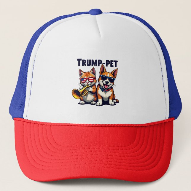 Casquette Trump familier Trump Rendre nos animaux en sécurit (Devant)